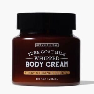 Honey Orange 🍊NWT BEEKMAN 1802 Pure Goat Milk Whipped Body Cream 8oz